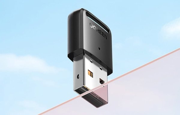 Προσαρμογέας Bluetooth Ugreen Προσαρμογέας / δέκτης Bluetooth 5.3 USB-A UGREEN CM591 LED (μαύρο)