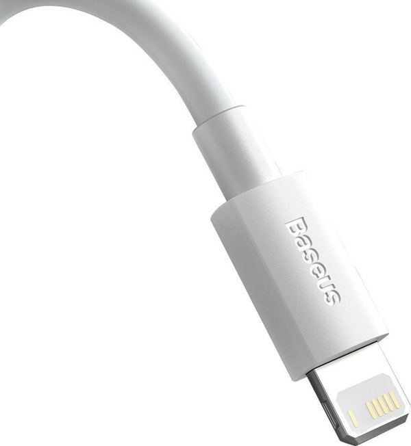 Baseus Wisdom Regular USB to Lightning Cable Λευκό 1.5m (TZCALZJ-02) (BASTZCALZJ02)