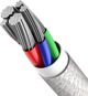 Baseus High Density Braided Cable Type-C to Lightning, PD,  20W, 1m (white)