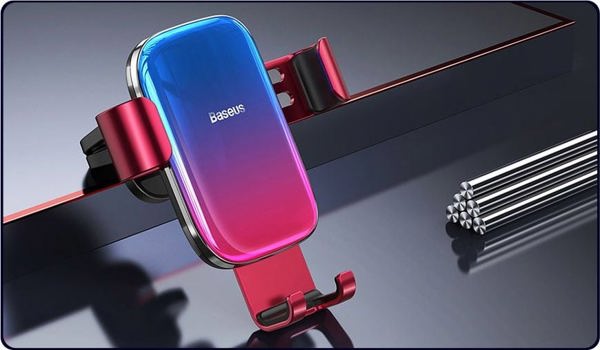 Baseus Car Mount Glaze Gravity Phone holder Black (SUYL-LG01) (BASSUYL-LG01)