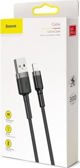Baseus Cafule Braided USB to Lightning Cable Μαύρο 3m (CALKLF-RG1) (BASCALKLFRG1)