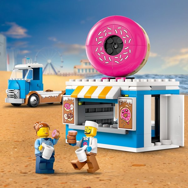 LEGO City Κινητό Κατάστημα με Ντόνατ - Σετ Κατασκευής 60452