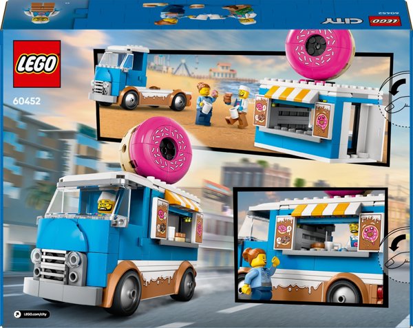 LEGO City Κινητό Κατάστημα με Ντόνατ - Σετ Κατασκευής 60452