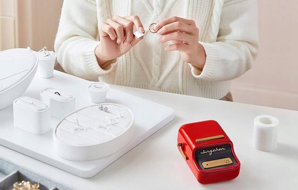 Niimbot B21S Portable Label Printer Red (B21S RED) (NIIB21SRD)