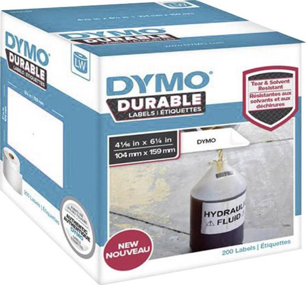 DYMO Ετικέτες πλαστικές λευκές