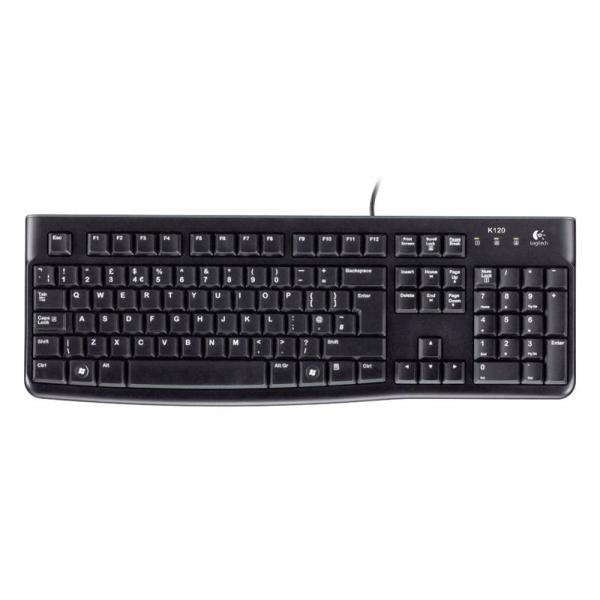 Logitech K120 πληκτρολόγιο GR (Μαύρο, Ενσύρματο) (LOGK120)