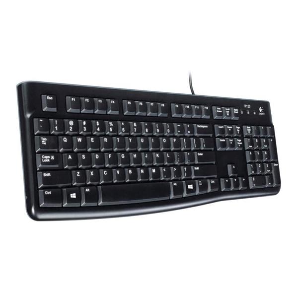 Logitech K120 πληκτρολόγιο GR (Μαύρο, Ενσύρματο) (LOGK120)
