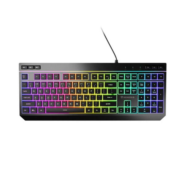 Genesis Rhod 530 Gaming Πληκτρολόγιο RGB, US Layout, Προγραμματιζόμενο (NKG-2332)