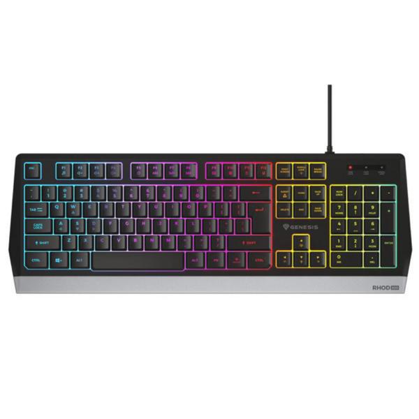 Genesis Gaming Keyboard Rhod 300 RGB, US Layout, Backlight, Μαύρο