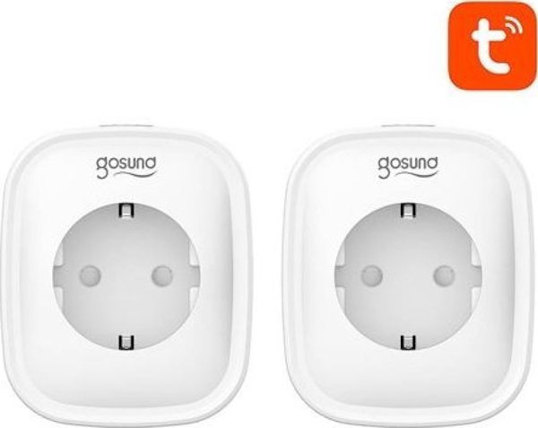 Gosund Έξυπνη πρίζα WiFi SP1, 2 τεμάχια (διπλό πακέτο), Tuya