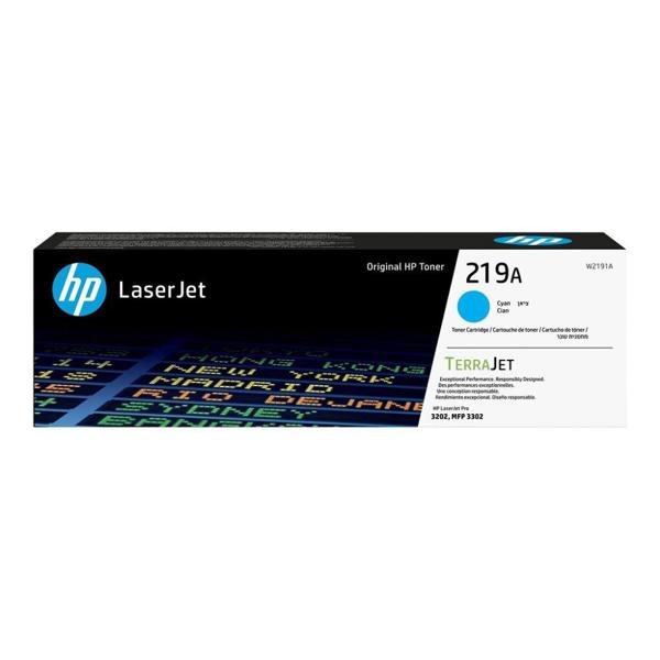 HP 219A Toner Cartridge (W2191A) Cyan για LaserJet Εκτυπωτές