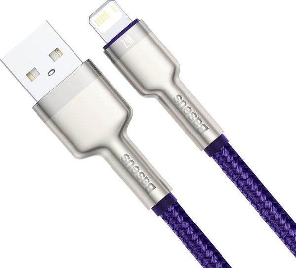 Καλώδιο USB Baseus USB-A - Lightning 1 m Μωβ (baseus_20210316155311)