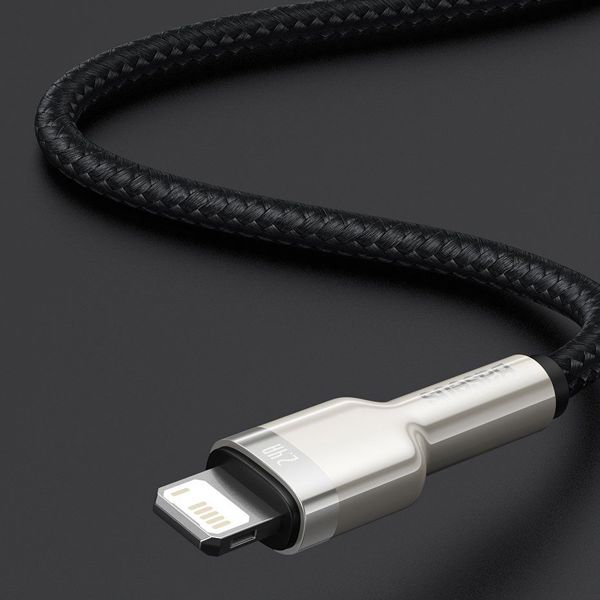Καλώδιο Baseus USB-A σε Lightning 2.4A, Μήκος 1m, Πράσινο