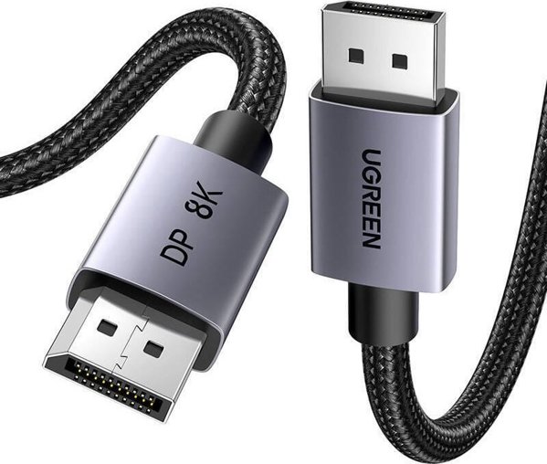 Καλώδιο Ugreen Καλώδιο UGREEN DP120 DisplayPort 1.4 8K60Hz 32.4Gbps 1m μαύρο