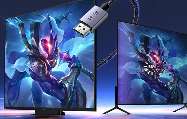 Καλώδιο Ugreen Καλώδιο UGREEN DP120 DisplayPort 1.4 8K60Hz 32.4Gbps 1m μαύρο