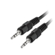 MediaRange Καλώδιο Ήχου 3.5mm Jack σε 3.5mm Jack 1.0m - Μαύρο (MRCS140)