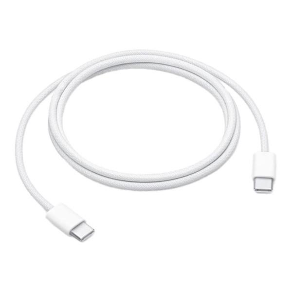 Apple Braided Cable USB-C male - USB-C 60W White 1m (MQKJ3ZM/A) (APPMQKJ3ZM-A)