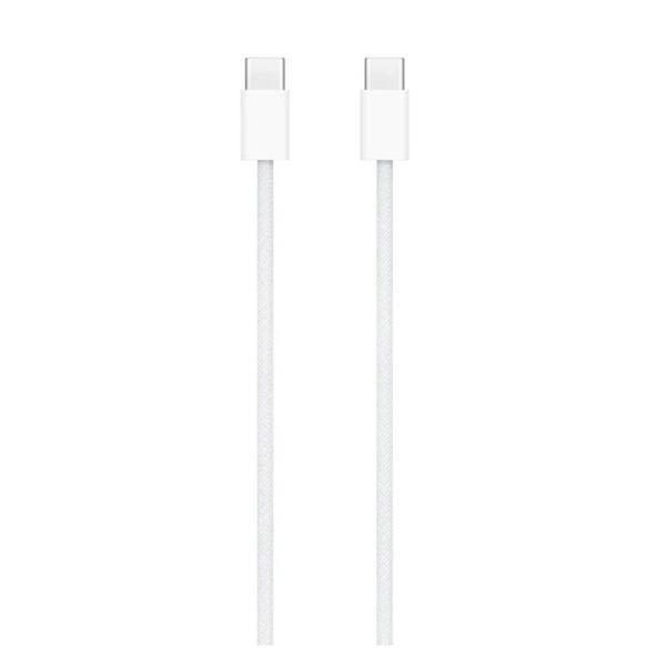 Apple Braided Cable USB-C male - USB-C 60W White 1m (MQKJ3ZM/A) (APPMQKJ3ZM-A)
