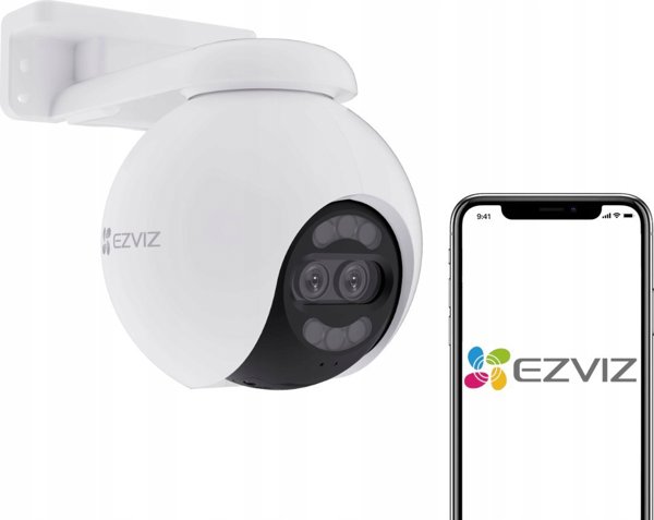 Ezviz Outdoor IP Camera H80x 4K Dual-Lens Pan/Tilt Wireless (H80x Dual 4K)