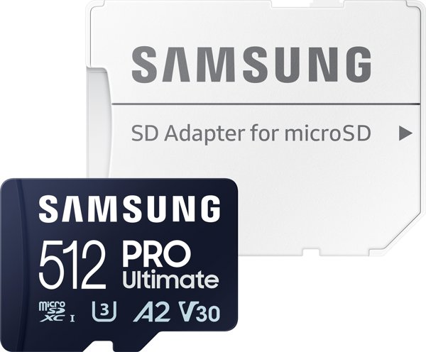 Κάρτα Samsung Pro Ultimate MicroSDXC 512 GB Class 10 UHS-I/U3 A2 V30 (MB-MY512SA/WW)