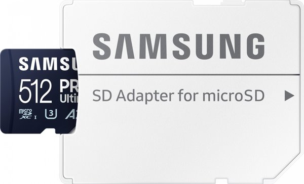 Κάρτα Samsung Pro Ultimate MicroSDXC 512 GB Class 10 UHS-I/U3 A2 V30 (MB-MY512SA/WW)