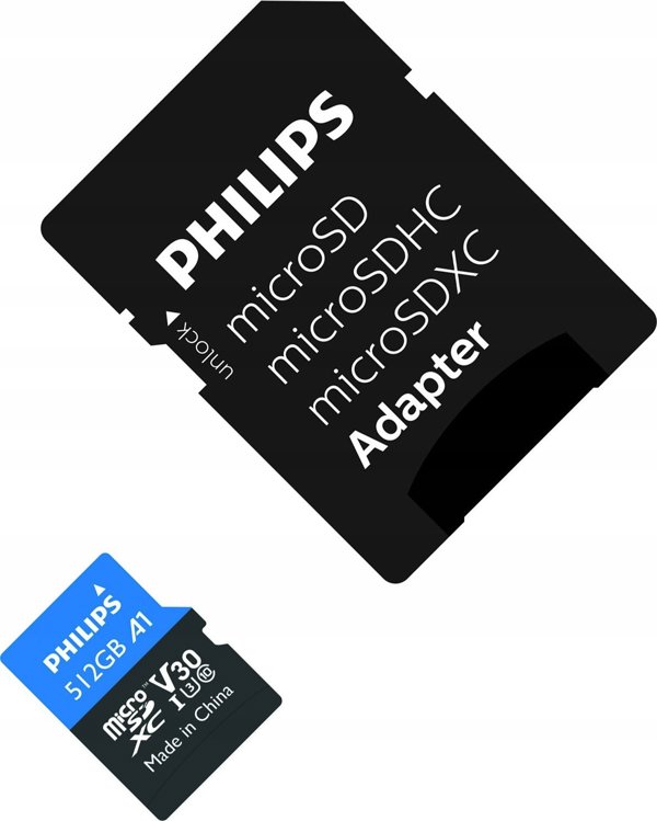 Κάρτα Philips Ultra Pro MicroSDXC 512 GB Class 10 UHS-I/U3 A1 V30 (FM51MP65B/00)