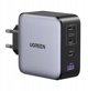 Φορτιστής τοίχου UGREEN GaN 200W USB-A, 3xUSB-C (γκρι)
