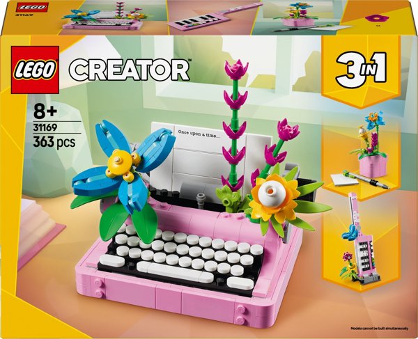 Γραφομηχανή με λουλούδια Creator (31169)