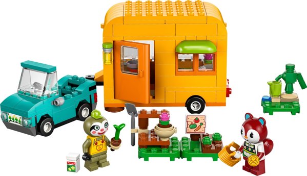 LEGO Animal Crossing Leif και το καραβάνι του καθώς και το κατάστημα κηπουρικής (77054)