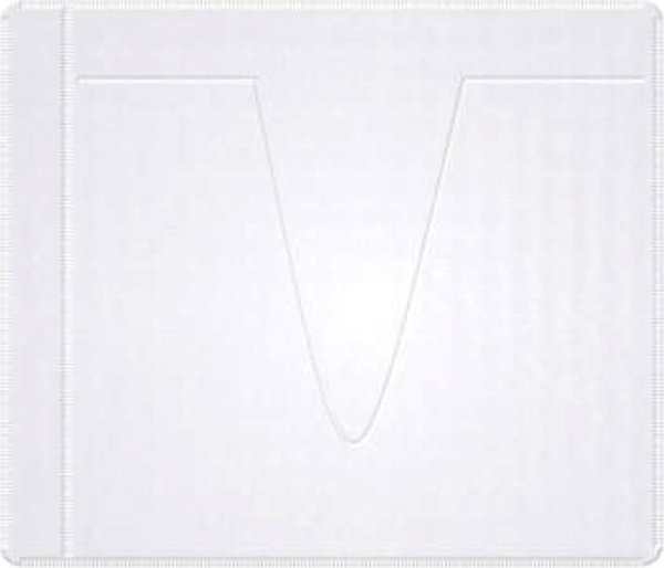 MediaRange Θήκες CD/DVD Αυτοκόλλητες Από Ύφασμα, Διαφανείς, 50 Τεμάχια