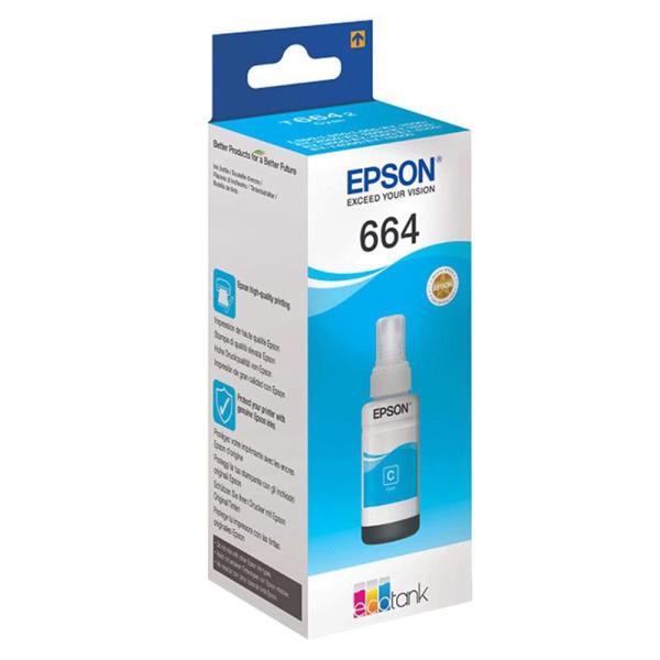 Epson Μελάνι Inkjet Bottle Cyan (C13T66424A) (EPST66424A)