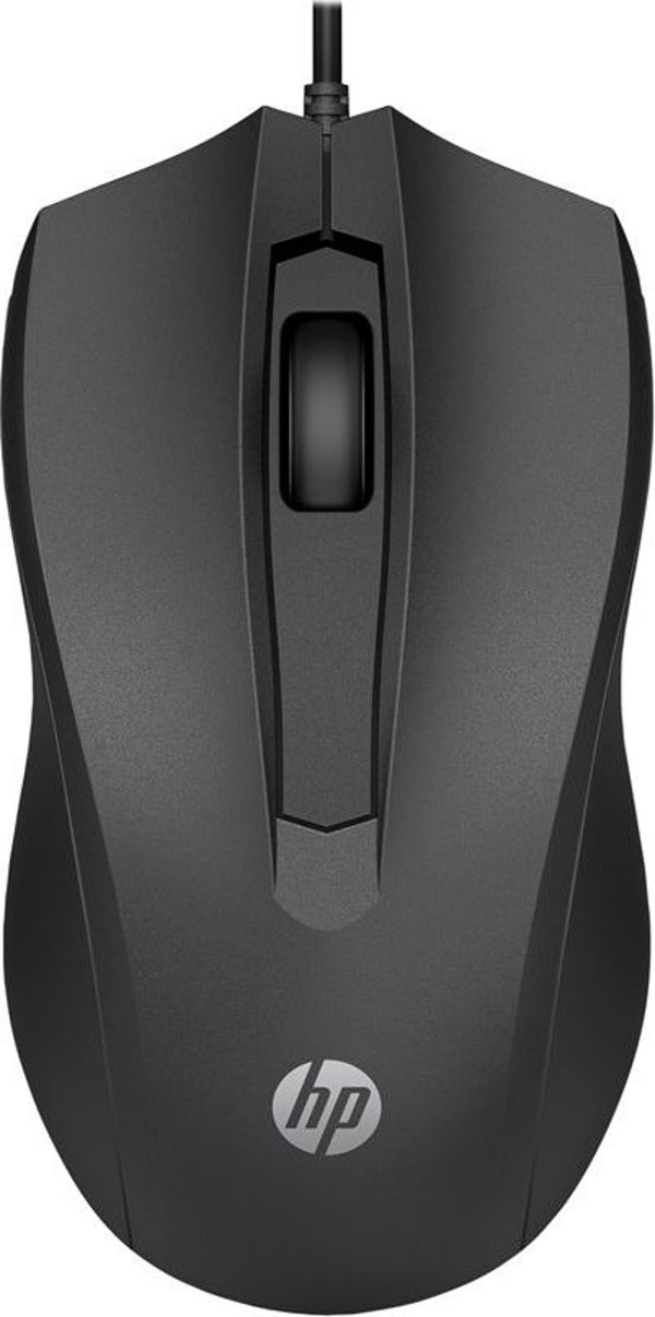 HP 100 Wired Mouse (6VY96AA) - Ενσύρματο Ποντίκι για Δεξιόχειρες και Αριστερόχειρες