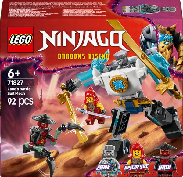 Ninjago Mech με την πολεμική πανοπλία του Zane (71827)