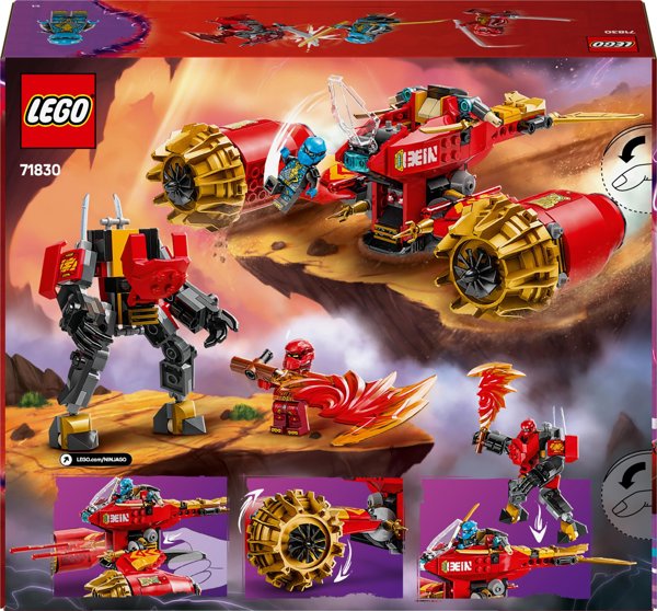 Ninjago Καταιγιστικός αναβάτης-ρομπότ του Kai (71830)