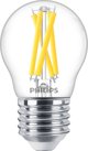 Philips LED WarmGlow Λάμπα 60W E27 Σταγόνα Διαφανής 1τμχ
