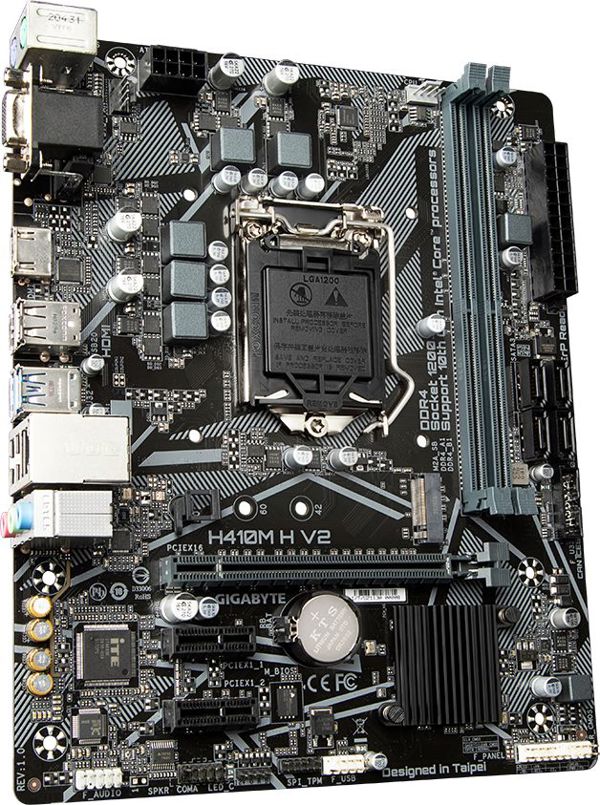 Gigabyte Motherboard 1200 H410M H V2 (rev. 1.0) (H410M H V2) (GIGH410MHV2)