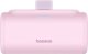 Φορητός φορτιστής Baseus Compact USB-C 5000mAh, 20W (ροζ)