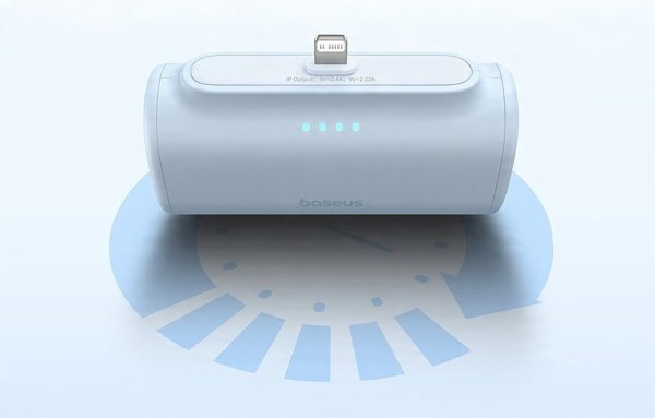 Φορητός φορτιστής OS-Baseus Compact IP 5000mAh 20W (μπλε)