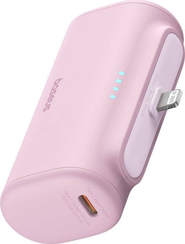 Powerbank OS-Baseus Compact IP 5000mAh 20W (ροζ)