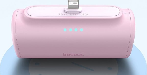 Powerbank OS-Baseus Compact IP 5000mAh 20W (ροζ)