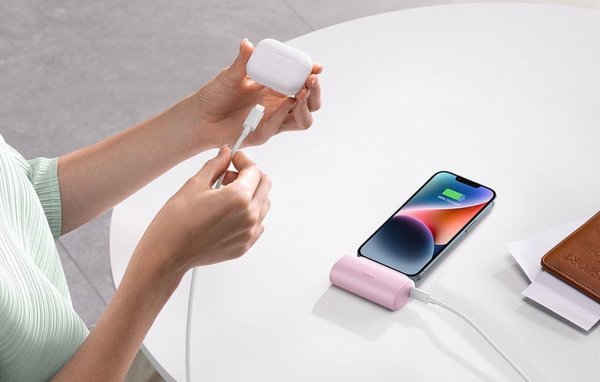 Powerbank OS-Baseus Compact IP 5000mAh 20W (ροζ)