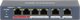 Hikvision DS-3E0106P-E/M Unmanaged PoE Switch 6 Θυρών, 4x PoE, 2x Uplink, 35W, 300m Long Distance