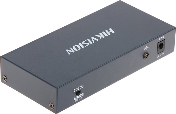 Hikvision DS-3E0106P-E/M Unmanaged PoE Switch 6 Θυρών, 4x PoE, 2x Uplink, 35W, 300m Long Distance