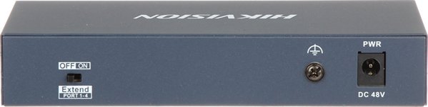 Hikvision DS-3E0106P-E/M Unmanaged PoE Switch 6 Θυρών, 4x PoE, 2x Uplink, 35W, 300m Long Distance