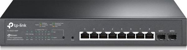 TP-Link TL-SG2210MP JetStream 10-Port Gigabit Smart Switch με 8-Port PoE+ και Omada SDN Cloud Access
