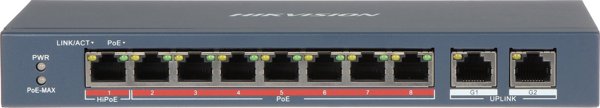 Hikvision DS-3E0310HP-E PoE Switch 8 Θυρών 10/100M για Επαγγελματική Δικτύωση
