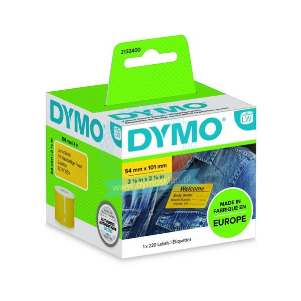 Ταινία Ετικετογράφου DYMO Shipping And Name Badge Label Yellow (2133400) (DYM2133400)