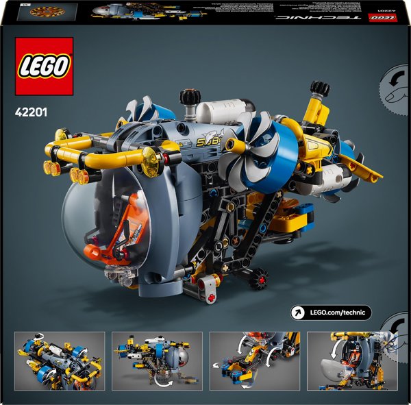 LEGO Technic Ερευνητικό Υποβρύχιο 42201 – Σετ Κατασκευής για Παιδιά