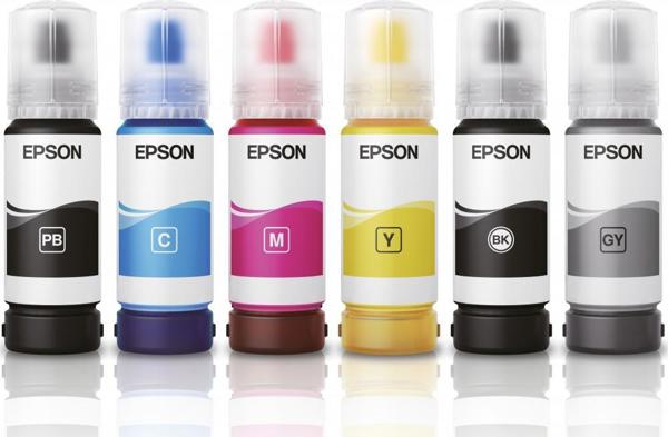 Μελάνι Epson Epson ink C13T07C14A, μαύρο, Epson EcoTank L8160, L8180