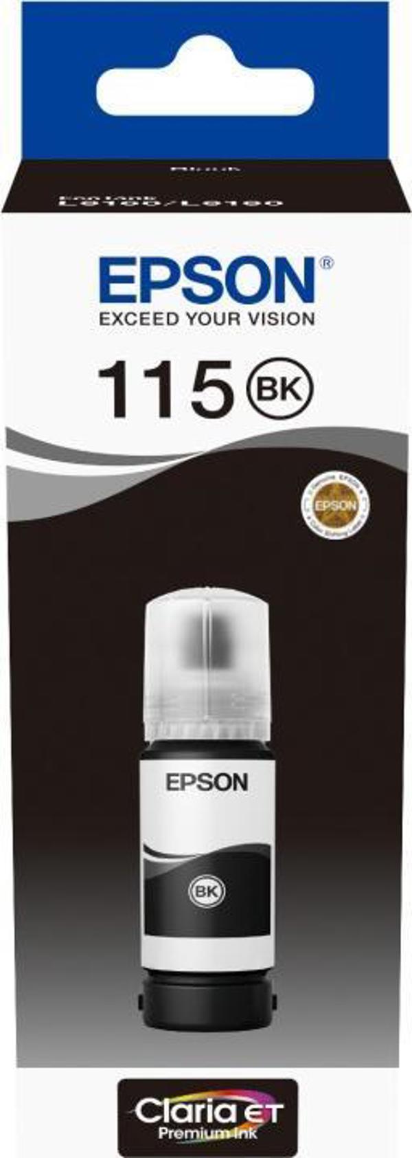 Μελάνι Epson Epson ink C13T07C14A, μαύρο, Epson EcoTank L8160, L8180